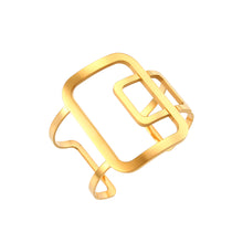Load image into Gallery viewer, Sculpt Gold Cuff